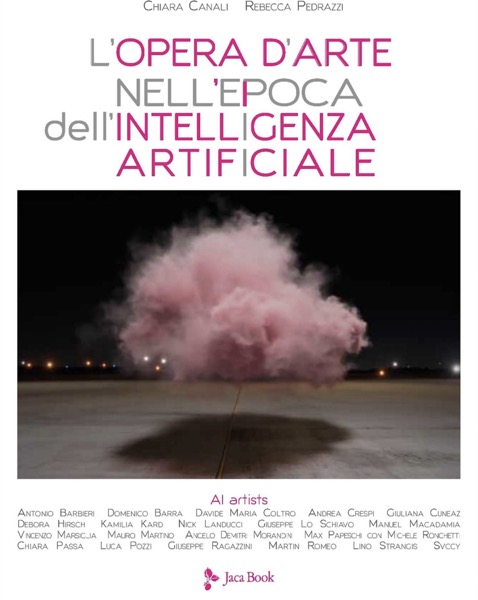 Book cover: L'Opera d'Arte nell'Epoca dell'Intelligenza Artificiale - exploring art in the age of AI