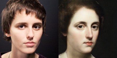 AI Portrait Transformation - before and after comparison
