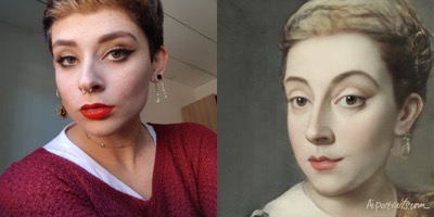 AI Portrait Transformation - before and after comparison