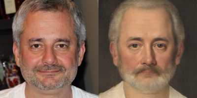 AI Portrait Transformation - before and after comparison