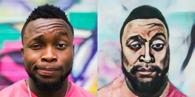 AI Portrait Transformation - before and after comparison