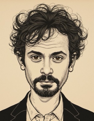 AI-generated caricature portrait in the style of renowned illustrators