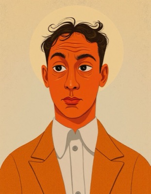 AI-generated caricature portrait in the style of renowned illustrators