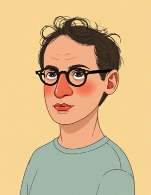 AI-generated caricature portrait in the style of renowned illustrators