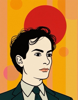 AI-generated caricature portrait in the style of renowned illustrators