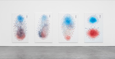 Installation view at David Zwirner gallery, Paris