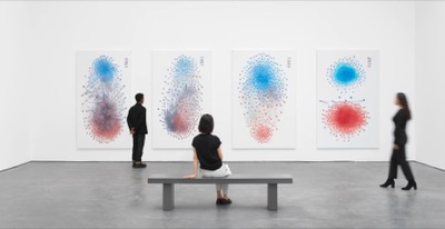 Exhibition view at David Zwirner gallery