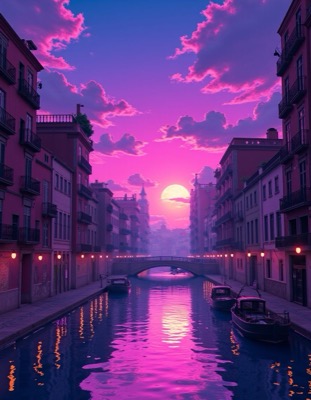 AI Artwork 7 - Neonpunk Style