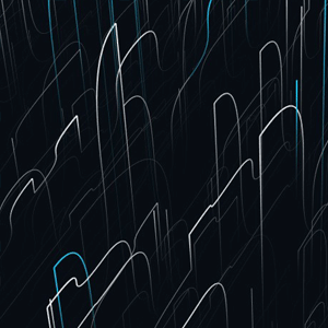 Success in Science visualization in Joy Division album cover style showing scientific careers over time