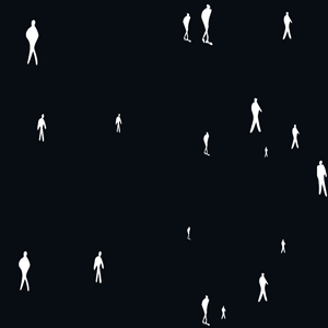 Network visualization of scientists and their research collaboration patterns