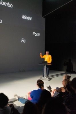 Understanding the Invisible installation at Ars Electronica 2023 - large-scale data art projection