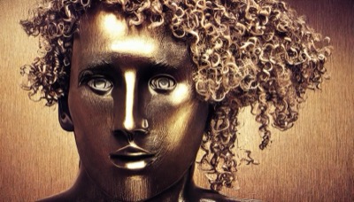 Still frame from Understanding the Invisible data film showing NFT market visualization