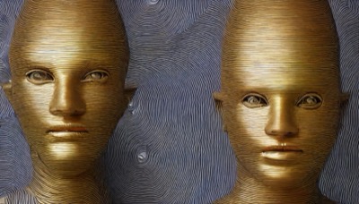 Still frame from Understanding the Invisible data film showing NFT market visualization